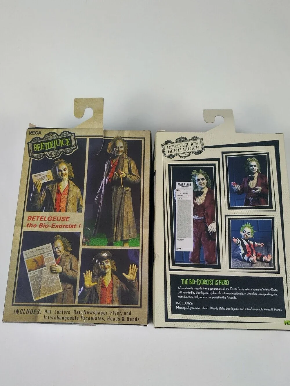 beetlejuice Movie Action Figures Lot Of 2 Monster In Box